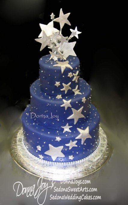 Donna Joy's Star Wedding Cake Sedona Sweet Arts